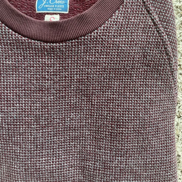 J Crew Cotton Pique-Stitch Crewneck Sweater - Picture 3 of 7